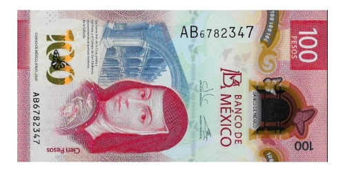Nota de 100 Pesos MXN